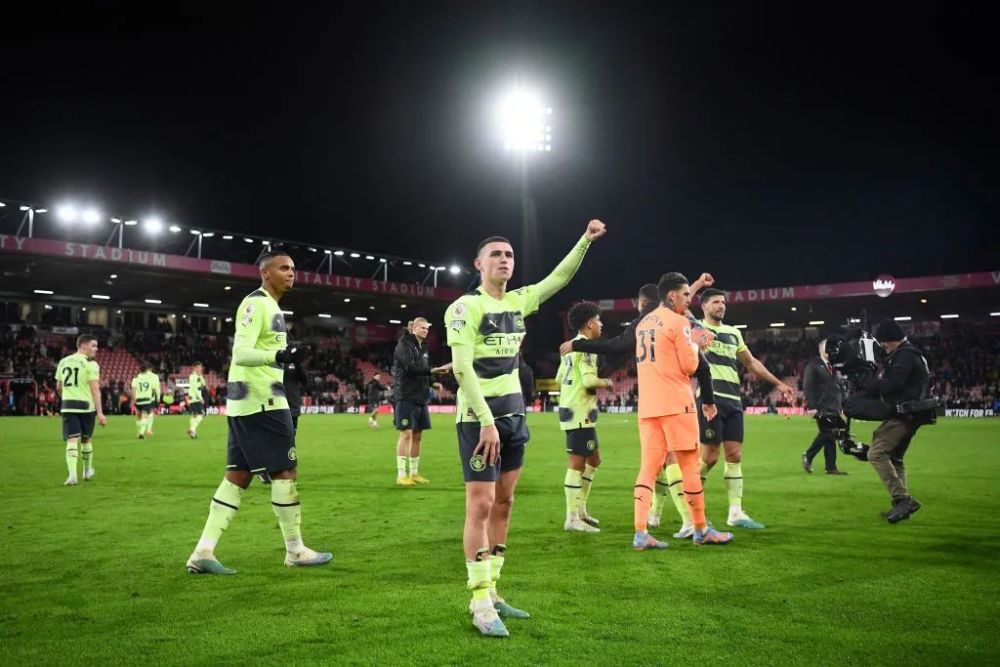  福登替补登场建奇功曼城客场小胜伯恩茅斯